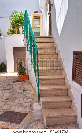 Alleyway. Noci. Puglia. Italy.