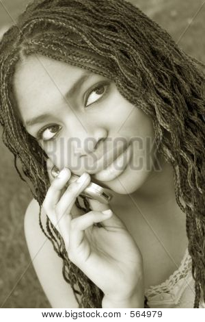 Teen Telefon Girl