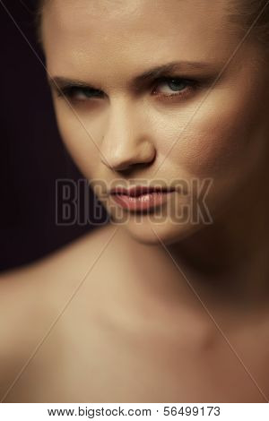 Serious Young Woman