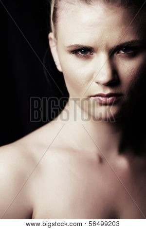 Serious Young Woman