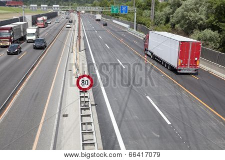 Swiss Highway, Construction Site
