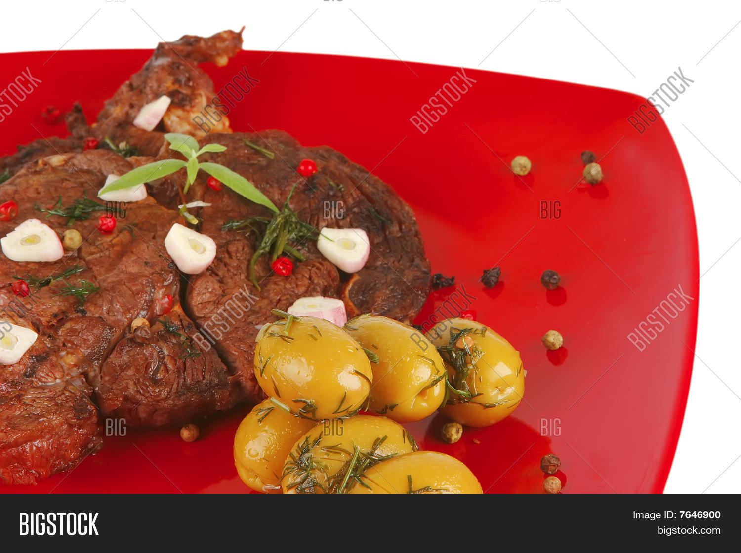 Roast Beef Meat Olives Image & Photo (Free Trial) Bigstock