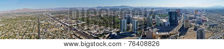 Panorama Of Las Vegas City With Suburb