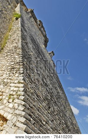 Details of the Maya pyramid of the Magician