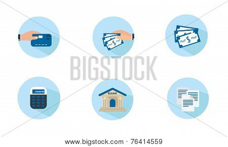 Flat Finance Icons