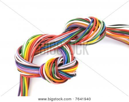 Close Up di filo multicolore