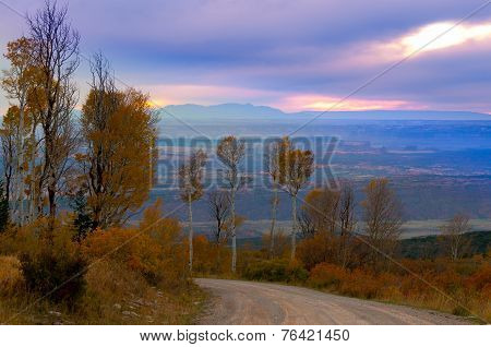 La Sal Mountain Byway In The Fall