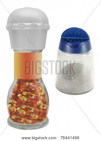 image of peppershaker under the white background
