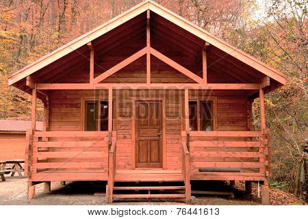 wooden house