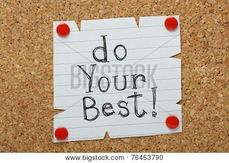 Do Your Best!