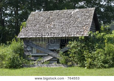 alte Holz Schuppen 