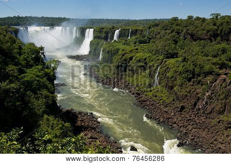 Garganta Del Diablo At The Iguazu Falls