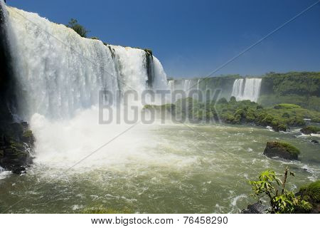 Garganta Del Diablo At The Iguazu Falls