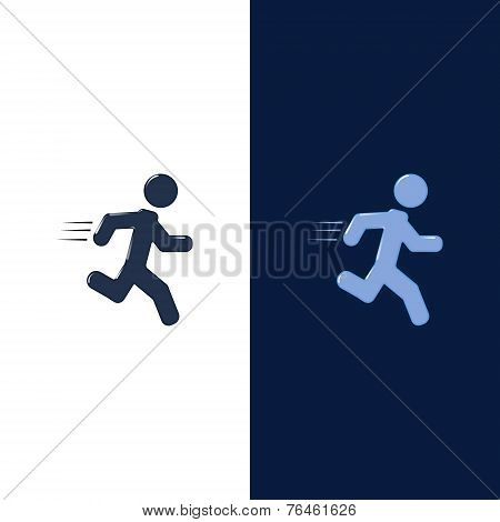 Running Vector Illustration EPS10