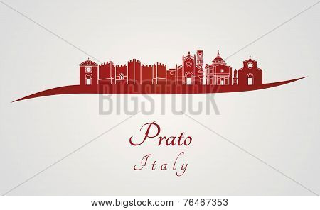 Prato Skyline In Red