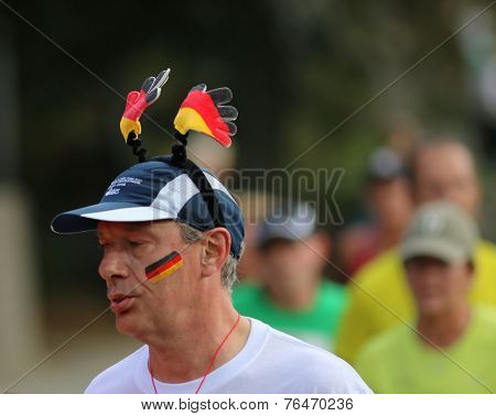 Running Man With A German Hat