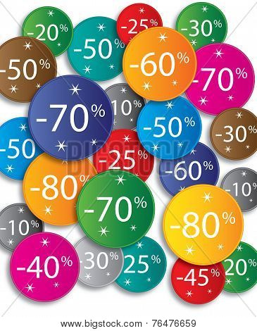 Big Sale, Sticker And Banners, Promotion Background