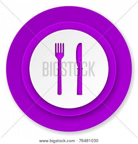eat icon, volet button, restaurant sign 