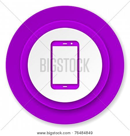 smartphone icon, volet button, phone sign 