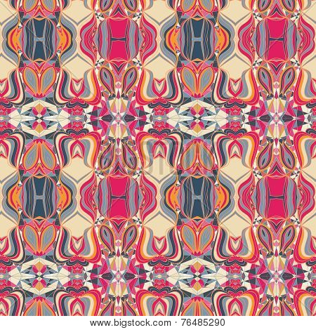 Fantasy abstract seamless pattern.