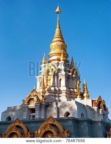 Phra Boromathat Chedi buddhist pagoda in Santikhiri village of Doi Mae Salong in Chiang Rai province of northern Thailand 