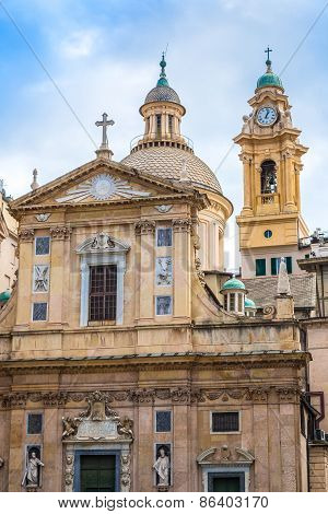 Chiesa Del Gesu Church   In Genoa