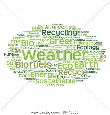 Vector concept or conceptual abstract green ecology and conserva
