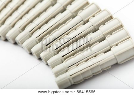 Dowel On White