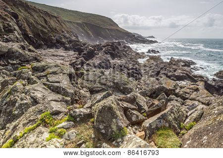 Walking along the coast path from st ives to Zennor