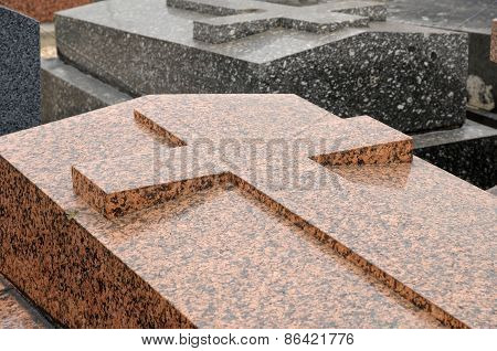 France, Old Tomb In Les Mureaux Cemetary