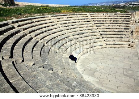 Roman amphitheatre Paphos, Cyprus