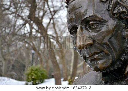 Hans Christian Andersen close up