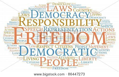 Freedom Word Cloud