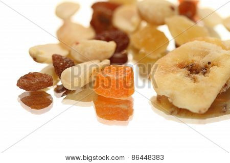 Trail Mix On A Smooth Surface