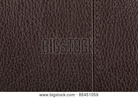 Dark Brown Leather Texture Background