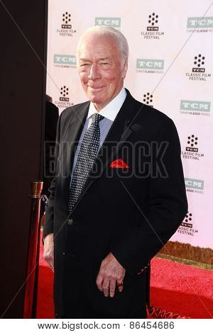 LOS ANGELES - MAR 26:  Christopher Plummer at the 50th Anniversary Screening Of 