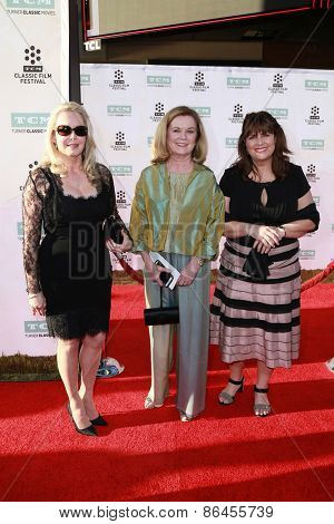 LOS ANGELES - MAR 26:  Debbie Turner, Heather Menzies-Urich, Kym Karath at the 50th Anniversary Screening Of 