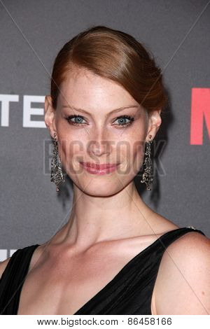 LOS ANGELES - MAR 25:  Alyssa Sutherland at the Mad Men Black & Red Gala at the Dorthy Chandler Pavillion on March 25, 2015 in Los Angeles, CA