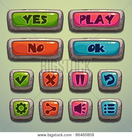 Buttons set