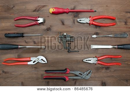 Set Of Different Tools
