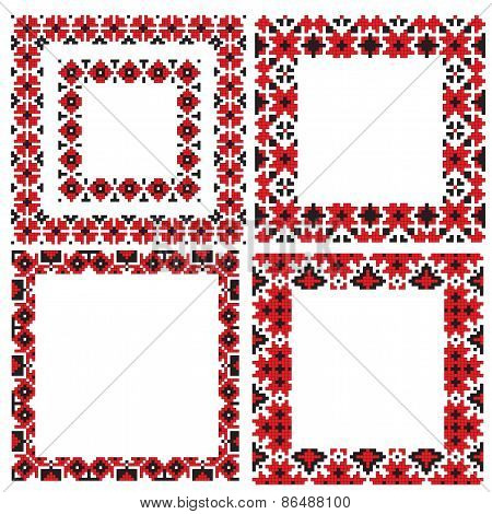 ukrainian frames folk embroidery