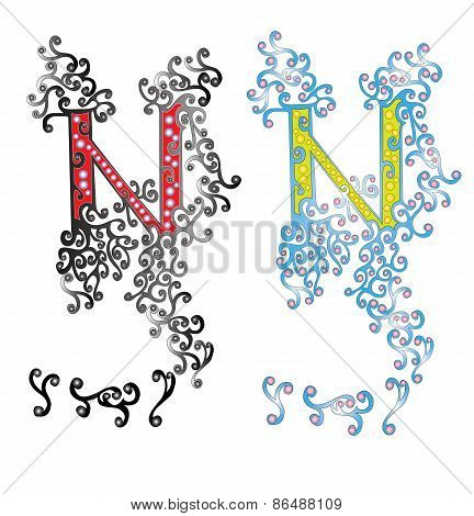 capital letter n