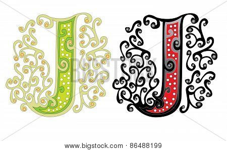 capital letter j