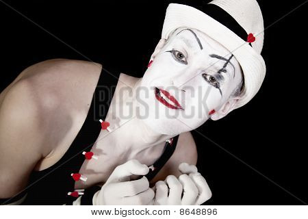 Grimace Mime ในหมวก
