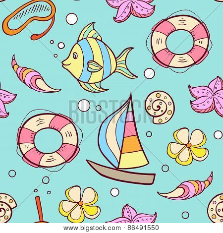 Summer Marine Seamles Pattern