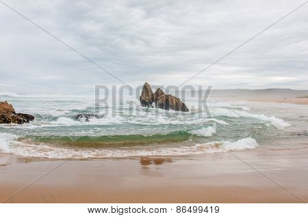 Stormy Weather At A Beach Near Buffelsbaai
