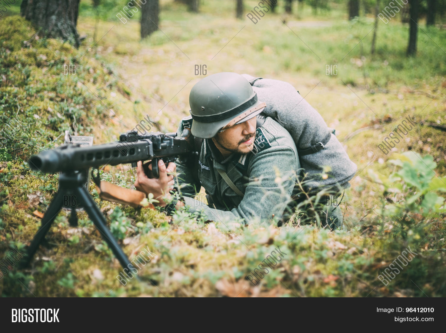 Фото Немецкого Пулеметчика