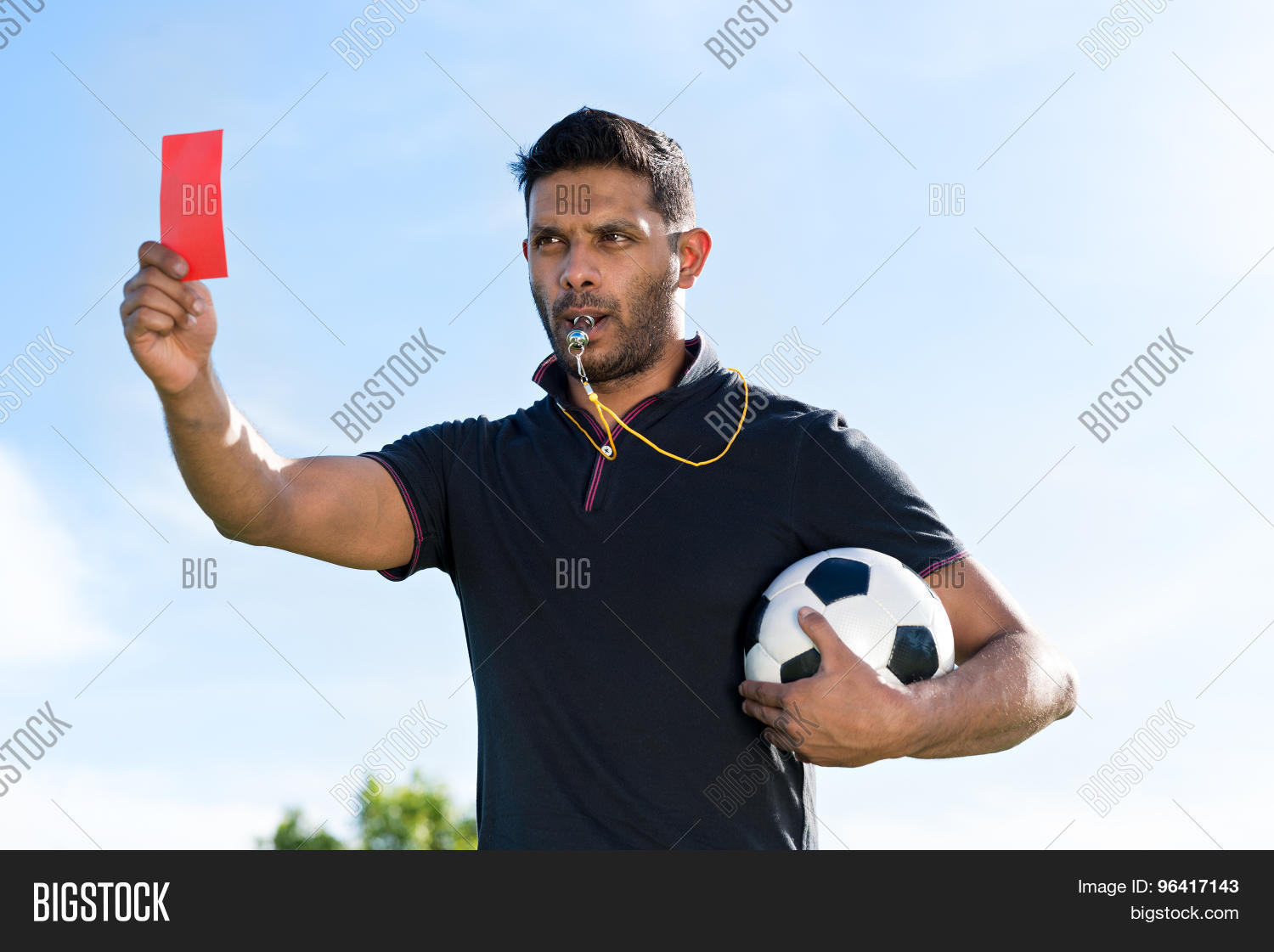Referee Red Card Image & Photo (Free Trial) Bigstock