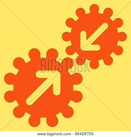 Integration icon from Business Bicolor Set