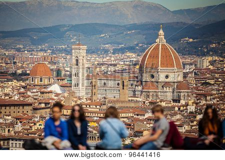 The City Of Florence In Tuscany, Italy